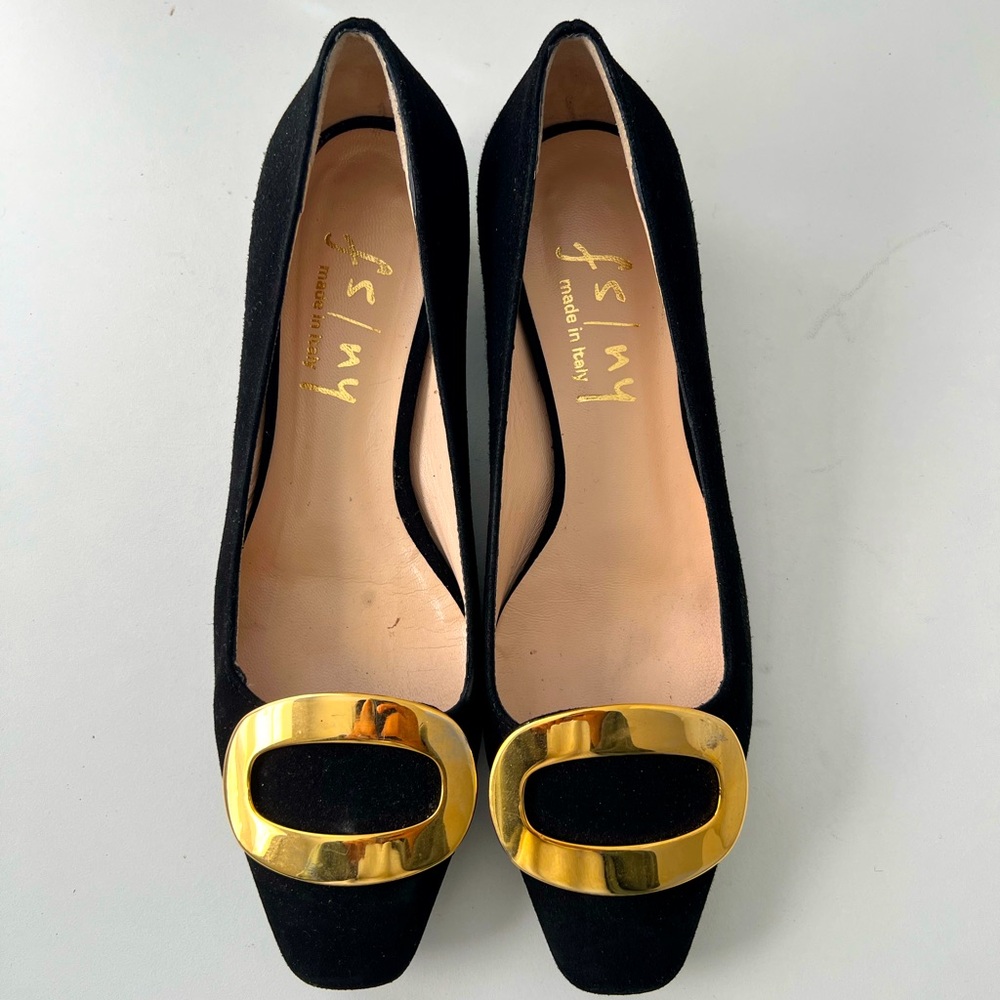 French Sole Shoes Suede Flats